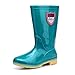 Produktbild Frau Wellington Regenstiefel Gummiregenstiefel (Farbe : Grün, Größe : 41)