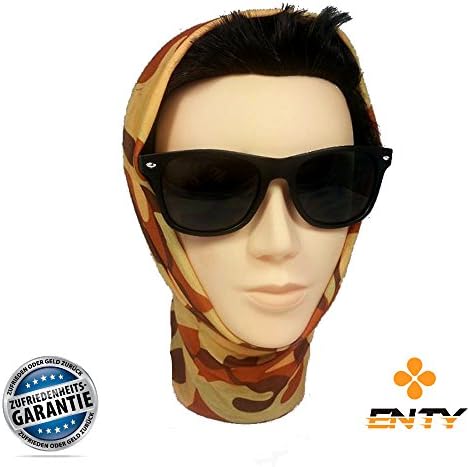 Enty Face Shields | Premium Face Masks from Enty | Bandana Multi Functional Headwear Tube Scarf Bandana Multi Mask, Desert