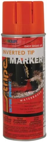 Seymour 16 – 658 STRIPE Water Base Inverted Tip Marker, Red/Orange Fluorescent by Seymour Paint
