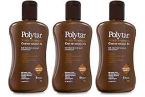 STIEFEL Polytar Scalp Coal Tar Shampoo 150ml - Pack of 3