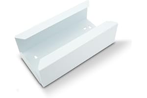 SWAVGO - Handschuhhalter - Handschuhspender für Einmalhandschuhe - mit Wandhalterung (Weiß)