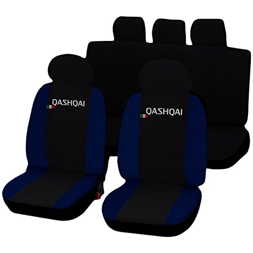 Lupex Shop Seat Covers, Deep Blue/Black