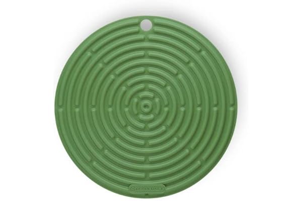 Le Creuset Manique/Dessous de Plat, Silicone, Rond, ⌀ 20 cm, Bamboo, 42404204080000