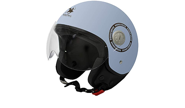 RODEO DRIVE RD105 plus casco scooter celeste l lencicol Caschi Jet e  Demi-Jet