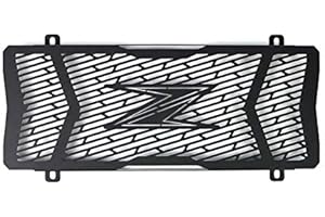 Mota Griglia Radiatore Acciaio Inox Colore Nero Protezione Parabrezza Pietra Kawasaki Z650 2017 2018 2019 2020 2021 2022 Accessorio Attrezzatura