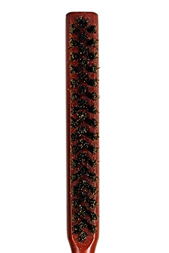 Dianyi Magic Volumer Bürste, Haarbürste Toupierbürste mit Wildschweinborsten Gerade - 5