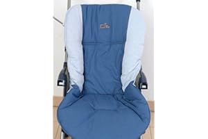 MUNDIBEBÉ Colchoneta para silla de paseo reversible vaquero. Funda silla de coche. Mundi Bebé.