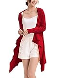【Diario Consejos】: El cárdigan largo playa, ofrece 9 colores diferentes para su elección, incluidos cárdigans blancos clásicos, cárdigans negros, cárdigans rojos, etc., lo que hace que se combine fácilmente con tops delgados, camisetas o jeans