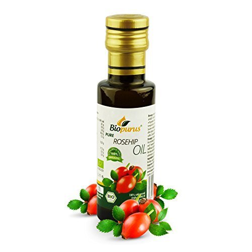 Preisvergleich Produktbild zertifiziertes Bio kaltgepresst Hagebuttenöl 100ml biopurus