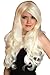 Produktbild Platinum Blonde Wig With A Side Party and Big Loose Curls, Extra Long: Dolly 250g by Annabelles Wigs