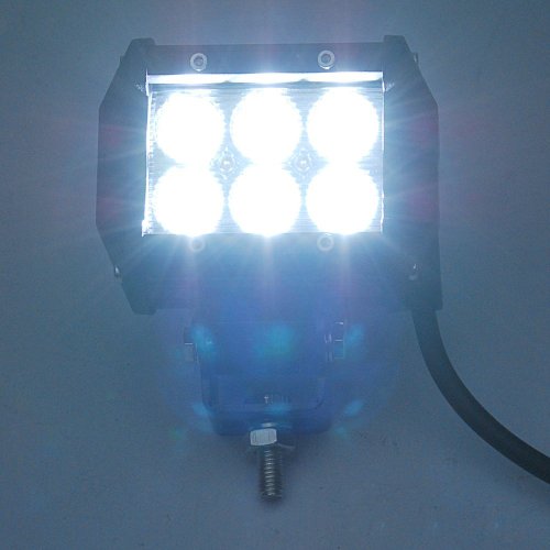 MIRACLE 18W CREE 1800LM LED Offroad Flutlicht Reflektor Scheinwerfer Arbeitslicht SUV, UTV, ATV Arbeitsscheinwerfer Zusatzscheinwerfer 12V 24V Arbeits-Licht-Lampen-Bar (20 Stück) - 7