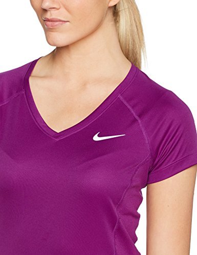 Nike W nk Dry Miler v-neck T-Shirt, Damen - 3
