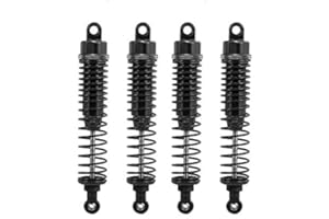 Hensych - Juego de 4 amortiguadores de metal ajustables de 60 mm, 85 mm, 100 mm, delanteros y traseros para coche teledirigido 1/10, para todoterrenos tipo SCX10 TRX4 D90