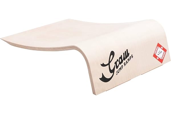 Graw Jump Ramps J15 - Rampe de Saut pour Skateboard, Trottinette, Roller, RC et autres.…