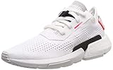 Hombre adidas Pod-s3.1 PK, Zapatillas de Gimnasia para Hombre, Blanco FTWR White/Shock Red, 43 1/3 EU