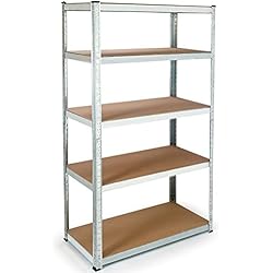 ProBache - Étagère modulable charges lourdes en métal 5 plateaux