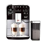 Energieeffizienter Kaffeevollautomat mit sparsamen LED-Leuchten: Kein Stromverbrauch durch 0 Watt-Schalter zur kompletten Abschaltung des Gerätes, Programmierbare automatische Abschaltung, Einstellbarer Energiesparmodus, Passive Tassenwarmhaltefläche