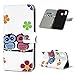 Produktbild WaackGG A40 Hülle Handyhülle Flipcase Kompatible mit Samsung Galaxy A40 Tasche Handytasche Geldklammern Schutzhülle Magnet Kartenfach Ständer Anti-Fall Kunstleder Hardcover Gemalt Etui