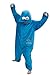 Produktbild BRLMALL Erwachsener Unisex Schlummer Partei Tier Schlafanzug Kigurumi Cosplay Kostüm-Pyjamas (XL, Cookie Monster)