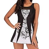 MRURIC☀ bademode Damen Bikini Damen Set Bandeau Plus Size Print Tankini Badeanzug Beachwear Gepolsterte Badebekleidung Mädchen Beachwear Badebekleidungs Strandmode Kostüme Schwimmanzug
