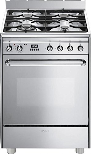 spécification Smeg SCB60MX9 Cuisinière Gaz 79 L