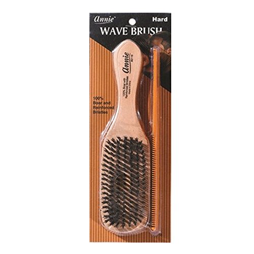 Annie Brosse rigide avec poils de sanglier 100 % naturels