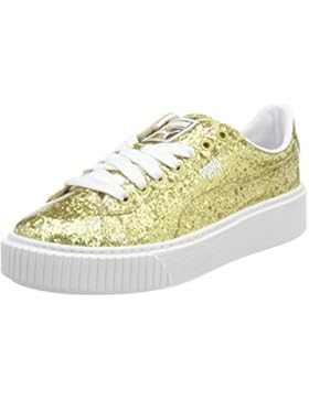 Puma Damen Basket Platformglitter Sneaker