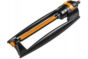 Bradas Garden Care Garden Sprinkler - Irrigation System - Sprinkler System - Lawn Sprinkler - Sprinkler - Irrigation Lawn Irrigation Garden Watering Swivel Sprinkler - 15 Nozzles - 240 m²