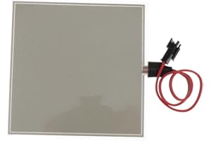 BESSTUUP Elektrolumineszierende EL-Hintergrundbeleuchtung mit Wechselrichter, 4 Farben, 10 x 10 cm, Eisblau