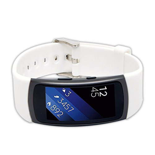 Preisvergleich Produktbild Woodln Gear Fit2 Smart Watch Zubehör Uhrenarmbänder Replacement Strap Band Uhrenarmband Erstatzband Armband für Samsung Gear Fit 2 R360 Fitness Smartwatch (White)