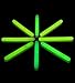 Produktbild 100 Lumistick 2 Glow Sticks - Green