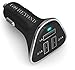Price comparison product image THE #1 Rated Go Beyond (TM) 3 Smart USB Ports 5.2A 30W Universal High Speed Car Charger - Charging 3 Devices at Full Speed With Smart Sharing IC Intelligent (Black Silver)