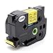 Produktbild vhbw Schriftband Kassette 24mm schwarz auf gelb extra stark für Etiketten-Drucker Brother P-Touch H500, H500LI, P700, P750, P750TDI, P750W, P900