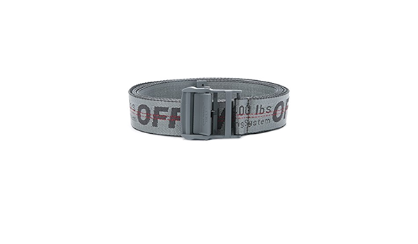 off white ceinture grise