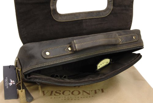 Visconti Leder Hunter 15" Laptop Bag (18760) - Größe: B: 36 H: 28 T: 8,5 cm
