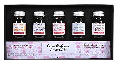 Herbin, 18700T Coffret 5 encres 10ml parfumées