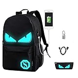 3. 【Gran capacidad y tamaño】: como paquete para estudiantes, la mochila tiene una capacidad de alrededor de 35L, el tamaño es: (48 * 29 * 17 CM, 18.9 * 11.4 * 6.7in). Es suficiente para estudiantes de secundaria y estudiantes de primaria, mientras que la bolsa tiene posiciones especiales en la computadora, más prácticas; Se pueden cargar computadoras de hasta 15,6 pulgadas de tamaño.
