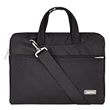 La correa desmontable para el hombro y el mango desmontable hacen que nuestra bolsa Qishare se convierta en una funda para portátil en forma instantánea. Diseño innovador de colgar en la caja de la barra de tiro, atravesar rápidamente la seguridad y obtener una oficina de emergencia conveniente en el camino.
