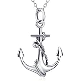 Silver Mountain 925 Sterling Silber Seil maritim Anker...