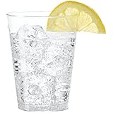 Embellecer Crystal Clear plástico duro 7oz fiesta vasos/vasos, Transparente, 60 Pcs