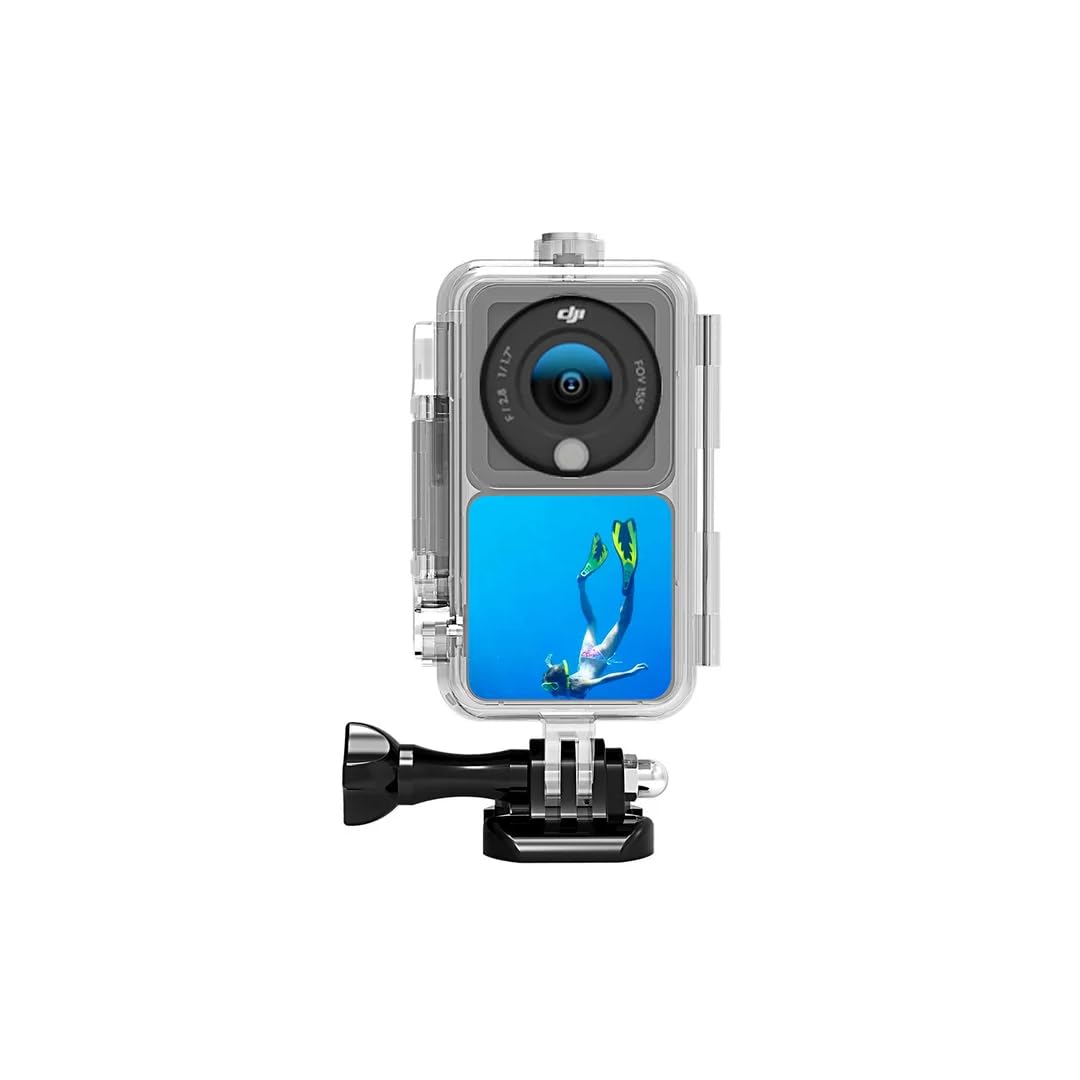 60M Waterproof Case Compatiable for DJI Action 2 - Dive Deeper, Capture More Action Camera Accessory