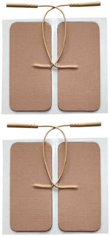 Premium Oblong TENS Electrode Pads Advantrode Obstetric Pads - 4.5cm x 9.5cm - by Natures Gate