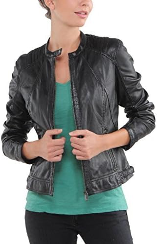 Leather Junction Women's Jacket XX-Large Black