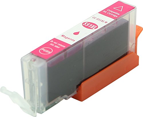 10 Druckerpatronen CC Serie für Canon PGI550XL CLI551XL MIT CHIP und Füllstandanzeige für Canon Pixma iP7200, iP7250, MG5400, MG5500, MG5550, MG5600, MG5650, MG5655 kompatibel zu PGI550BK, CLI551BK, CLI551C, CLI551M, CLI551Y - 6