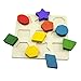 Gogogo 3D Wooden Jigsaw Puzzle Shape Pattern Color Cognitive and Matching Toy for Toddler Baby Kids Toy