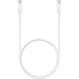 Original 25W Type C to C 3.3 FT Fast Charging USB C Cable High-Speed & Data Transfer Compatible with Samsung Galaxy M15,F15,A15,A14,M14,F14,M34,F34,A34,A54,S21 Fe 5G,S22,S23 Type-C Cord,White