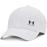 Under Armour M Iso-chill Armourvent Adj Men's Baseball Cap, Breathable Sports Cap with Visor, White/Heather Grey