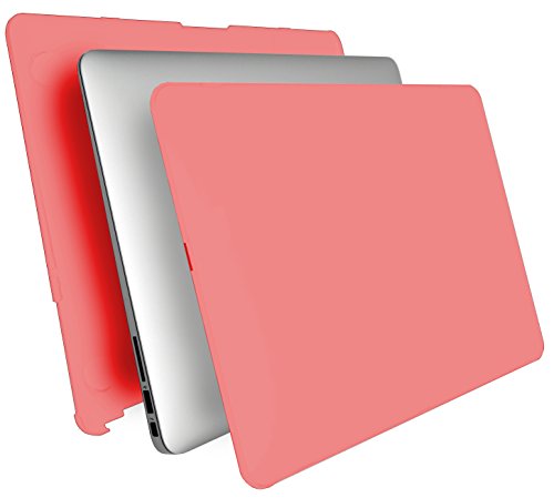 MyGadget *Gummierte* Hülle für – Apple MacBook Air 13 Zoll – Mac ab Mitte 2011 (A1466/A1369)- Gummi Cover Hardcase Tasche Schutzhülle in Rosa - 2