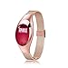 Price comparison product image Lixada Women Fashion BT Smart Watch, Metal Wristwatch Bracelet High Definition LED with Blood Pressure Heart Rate Monitor Pedometer Fitness Tracker