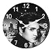 Produktbild Elvis Presley Retro Music Legend Hochformat Glas Uhr (30 cm Durchmesser)